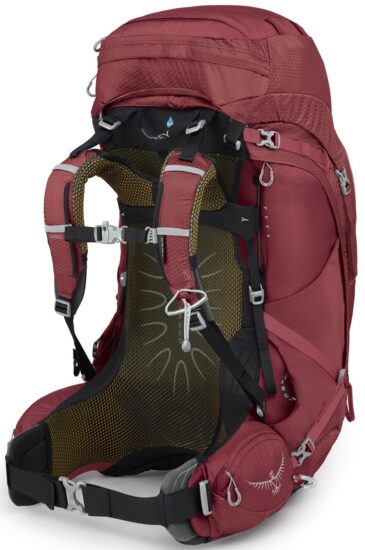 Osprey Aura AG 65 berry sorbet red Velikost: WXS/WS - Obrázek 2
