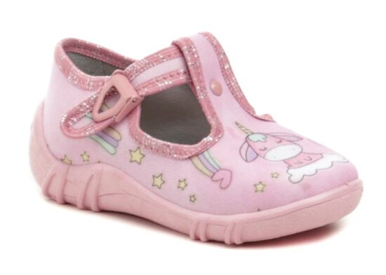 Raweks Hania 58 růžové dětské bačkory EUR 21