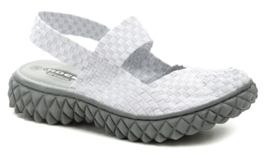 Rock Spring OVER SANDAL WHITE dámská gumičková obuv EUR 41