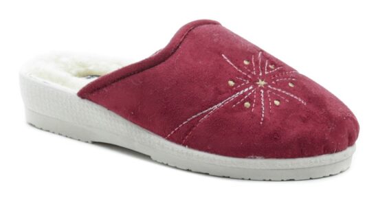 Rogallo 3360-101 bordó dámské zimní papuče EUR 41