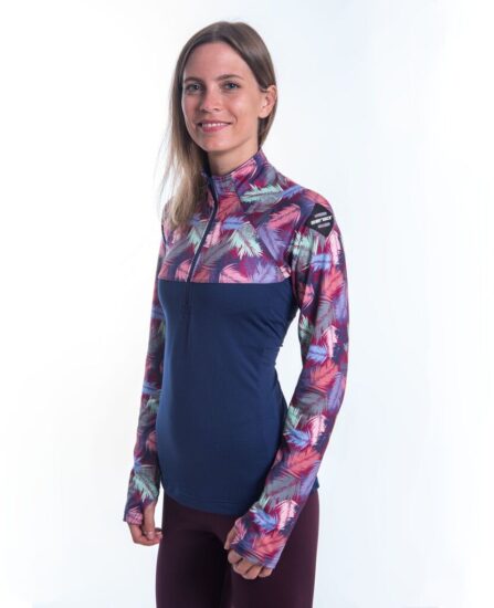 SENSOR COOLMAX THERMO dámská mikina zip deep blue/feather Velikost: L - Obrázek 2