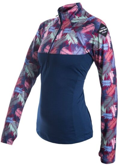 SENSOR COOLMAX THERMO dámská mikina zip deep blue/feather Velikost: L