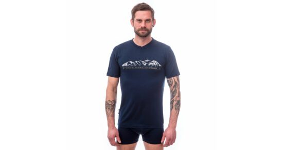 SENSOR MERINO ACTIVE PT MOUNTAINS pánské triko kr.rukáv deep blue Velikost: XXL - Obrázek 2