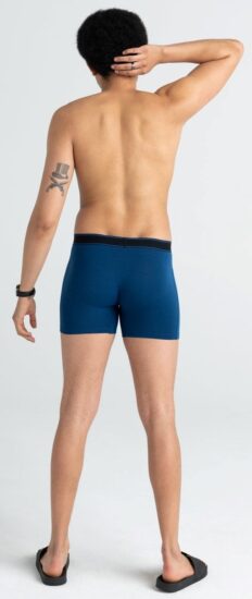 Saxx DAYTRIPPER BB FLY 2PK black/city blue heather Velikost: L - Obrázek 2