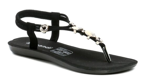 Scandi 251-0008-A1 černé dámské sandály EUR 38