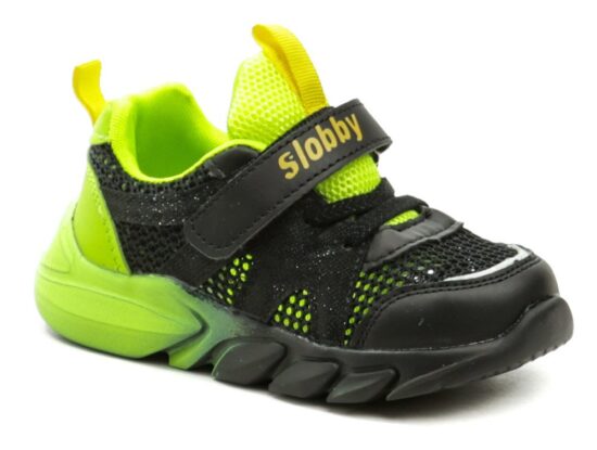 Slobby 171-0041-T1 černo zelené dětské tenisky EUR 24