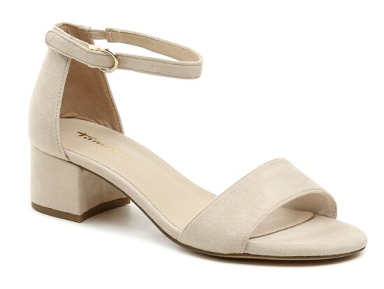 Tamaris 1-28201-42 béžové dámské sandály na podpatku EUR 39