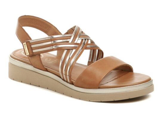 Tamaris Comfort 8-58707-42 hnědé dámské nadměrné sandály EUR 45