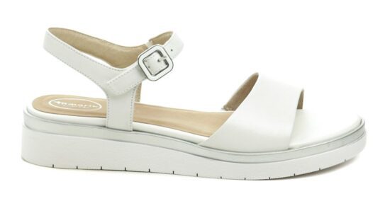 Tamaris Comfort 8-58708-42 bílé dámské nadměrné sandály EUR 45 - Obrázek 2