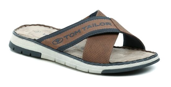 Tom Tailor 7480210004 hnědé pánské nazouváky EUR 42