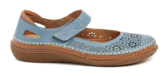 Urban Ladies 246-25 modrá dámská nadměrná letní obuv EUR 42 - Obrázek 2