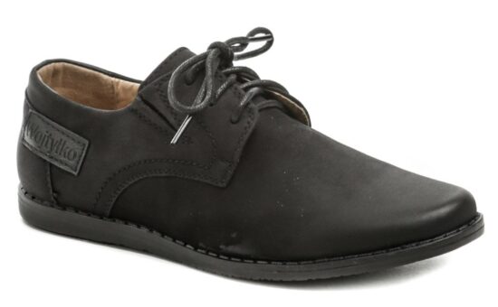 Wojtylko 1377Cb černé dětské polobotky EUR 36