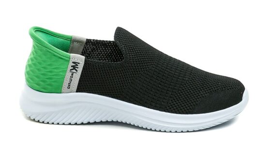 Wojtylko 5A25387C černo zelené chlapecké Slip-in polobotky EUR 36 - Obrázek 2