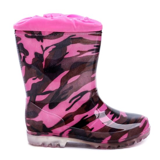 Wojtylko 5G2202R černo růžové dětské gumáky EUR 36 - Obrázek 2
