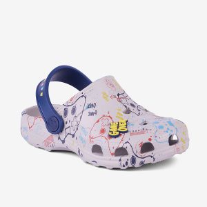 Dětské clogsy COQUI LITTLE FROG šedé/navy Game + amulet