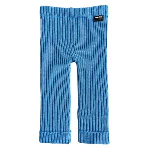 Dětské pletené legíny Fusakle MERINO modré