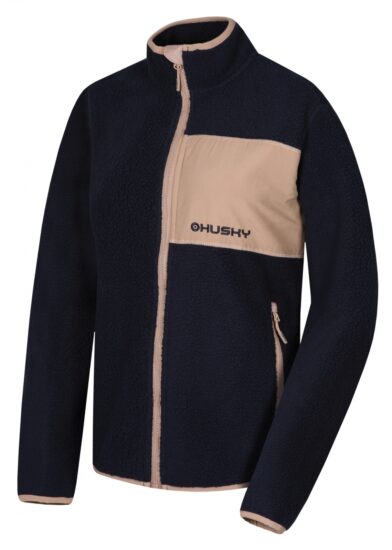 Husky Dámská fleecová mikina Addy Zip L dark blue Velikost: S