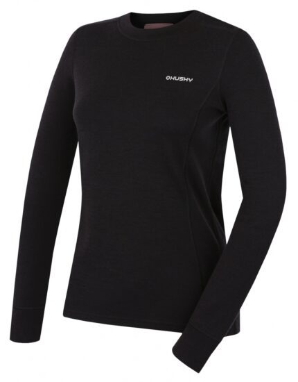 Husky Dámská merino mikina Aron L black Velikost: M