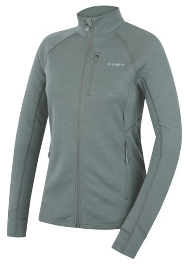 Husky Dámská mikina z merino vlny Alou L faded green Velikost: XL