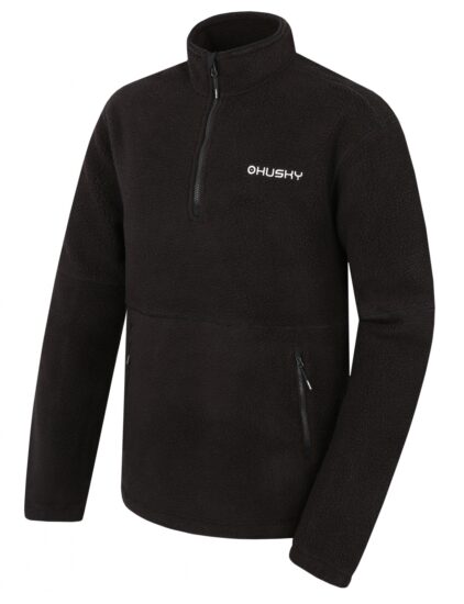 Husky Pánská fleecová mikina Addy M black Velikost: XXXL