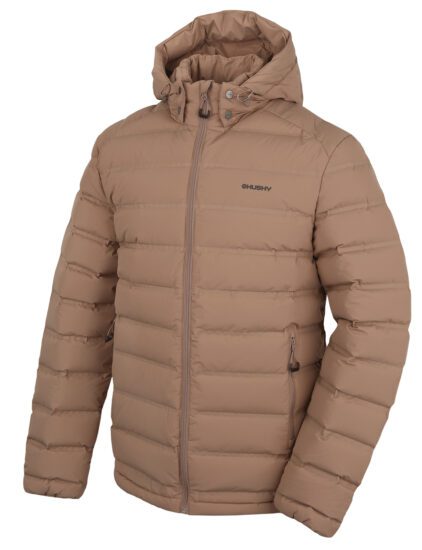 Husky Pánská péřová bunda Donnie M beige Velikost: XXXL
