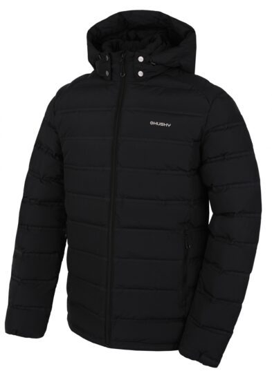 Husky Pánská péřová bunda Donnie M black Velikost: XL