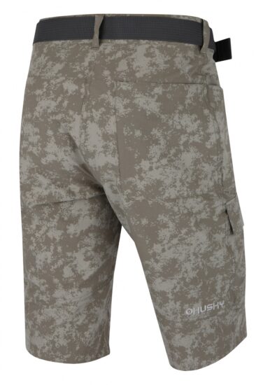 Husky Pánské funkční kraťasy Kafrey M khaki Velikost: M - Obrázek 2