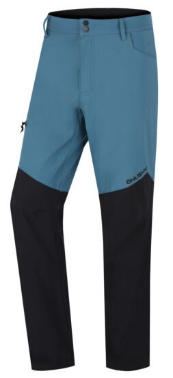 Husky Pánské softshellové kalhoty Kavia M turquoise/black Velikost: S