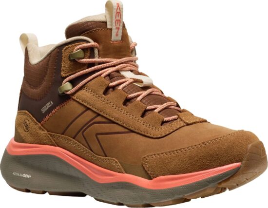 Keen LEIKI LEATHER MID WP WOMEN chipmunk/bison Velikost: 40