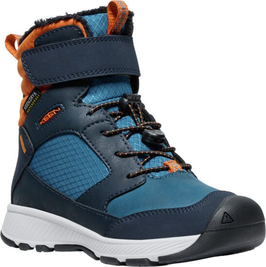 Keen SKUA WINTER WP CHILDREN sky captain/gold flame Velikost: 31
