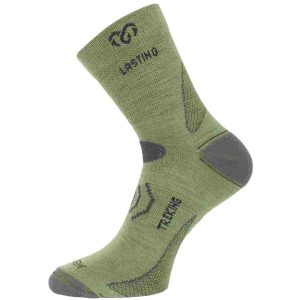 LASTING merino ponožky TNW zelené Velikost: XL/46-49