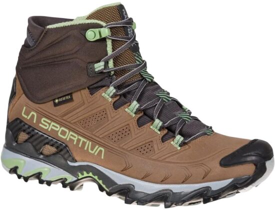 La Sportiva Ultra Raptor II Mid Leather GTX Women Taupe/Sage Velikost: 37