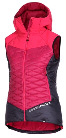Northfinder JAVOROVA 1 dámská vesta cherry black VE-44451SKP-577 Velikost: XL 8584153581354