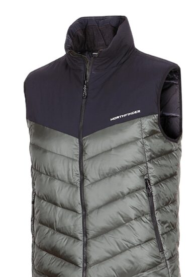 Northfinder JEDRICK blackdarkgreen pánská vesta VE-3500OR-550 Velikost: L 8584153639178