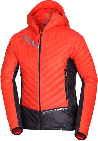 Northfinder OHNISTE pánská bunda orangeblack BU-51111SKP-170 Velikost: L 8584153575193