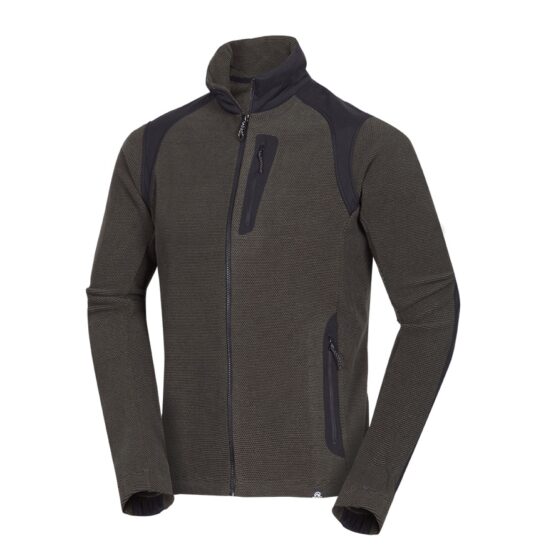 Northfinder SZYMON blackdarkgreen pánský svetr MI-3884OR-550 Velikost: 2XL 8584153627724