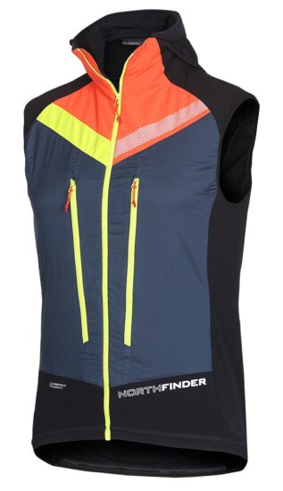 Northfinder VHAN 3 pánská vesta ink blue black VE-32803SKP-630 Velikost: L