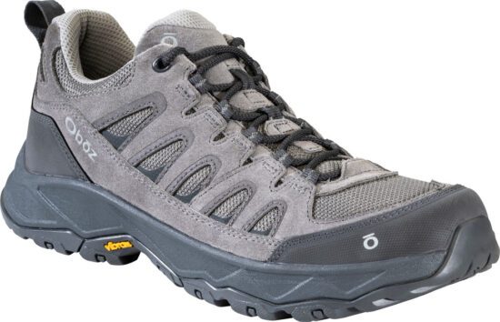 OBOZ Sawtooth Ascent Low WIDE MEN Hazy Gray Velikost: 45