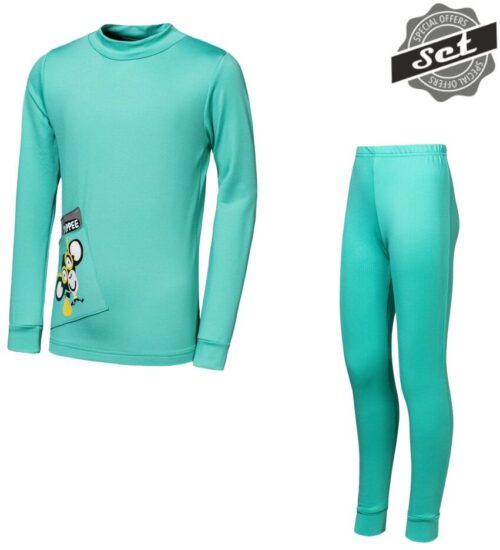 SENSOR COOLMAX THERMO dětský SET sea green Velikost: 110