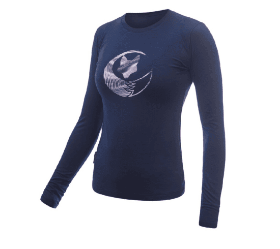 SENSOR MERINO ACTIVE PT FOX dámské triko dl.rukáv deep blue Velikost: M 8592837084985