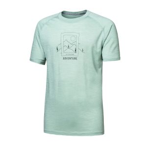 SENSOR MERINO AIR SAY YES pánské triko kr.rukáv basil green Velikost: XXL 8592837107288