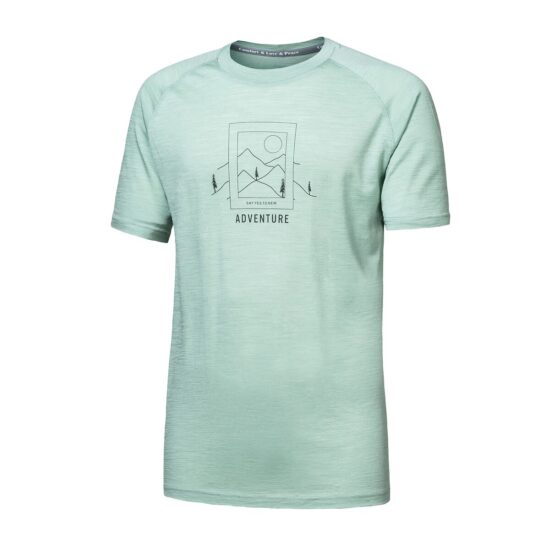 SENSOR MERINO AIR SAY YES pánské triko kr.rukáv basil green Velikost: XXL 8592837107288