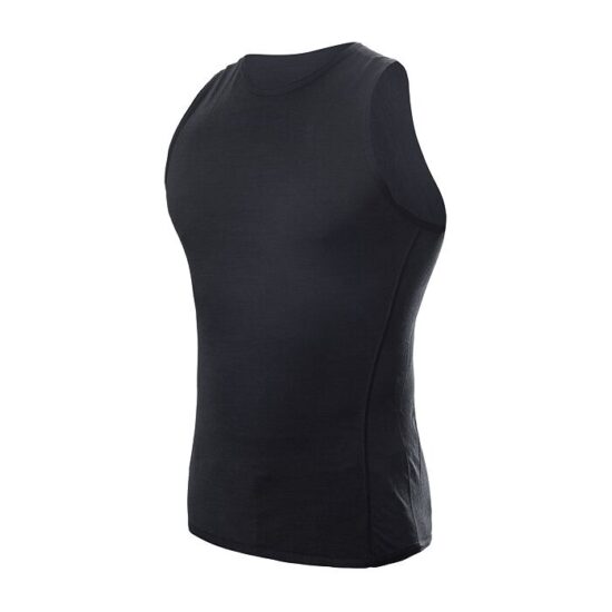 SENSOR MERINO AIR pánské triko bez rukávu černá Velikost: XL