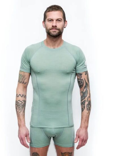 SENSOR MERINO AIR pánské triko kr.rukáv basil green Velikost: XXL - Obrázek 2