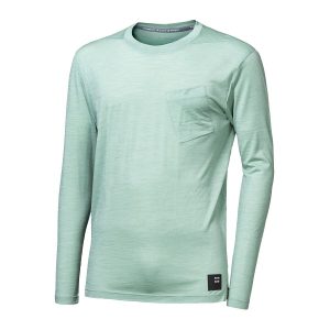 SENSOR MERINO AIR traveller pánské triko dl.rukáv basil green Velikost: M 8592837108391