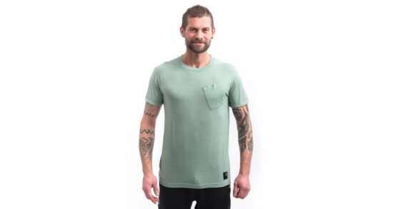 SENSOR MERINO AIR traveller pánské triko kr.rukáv basil green Velikost: S - Obrázek 2