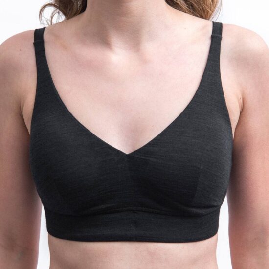 SENSOR MERINO CORDURA dámská podprsenka s vycpávkami černá Velikost: M - Obrázek 2
