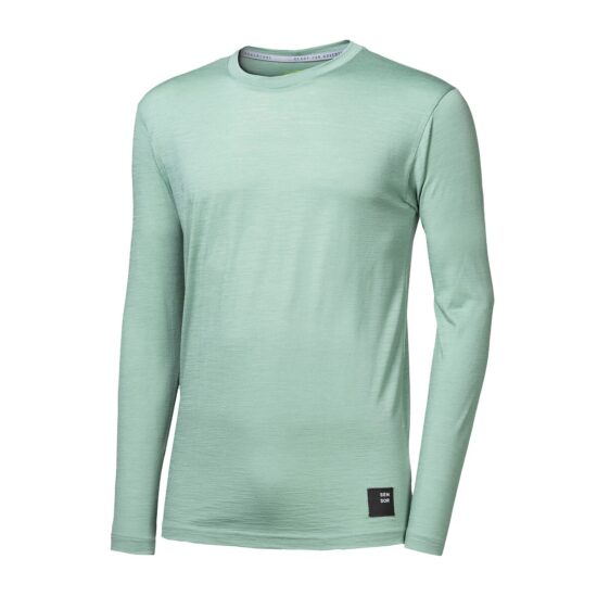 SENSOR MERINO CORDURA pánské triko dl.rukáv basil green Velikost: L 8592837107516