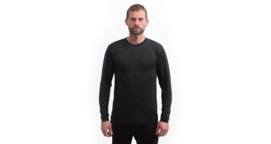 SENSOR MERINO CORDURA pánské triko dl.rukáv černá Velikost: XXL - Obrázek 2