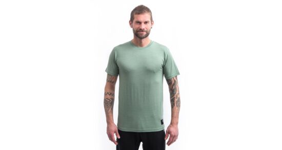 SENSOR MERINO CORDURA pánské triko kr.rukáv basil green Velikost: S - Obrázek 2